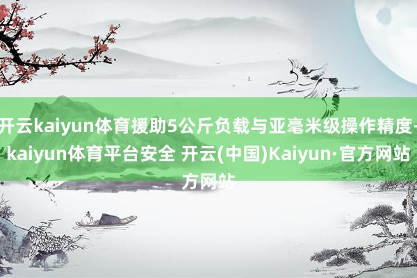 开云kaiyun体育援助5公斤负载与亚毫米级操作精度-kaiyun体育平台安全 开云(中国)Kaiyun·官方网站